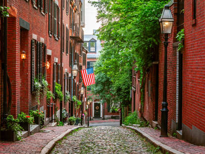 Acorn Street in Beacon Hill