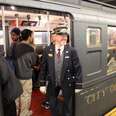 One of the 1930s subway cars used for the annual Holiday Nostalgia Rides