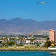 A scenic view of Ensenada from the Port of Ensenada