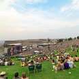 concertgoers at an outdoor festival at the gorge at george, washington